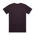A black T-shirt with a classic crew neckline and short sleeves. The back is plain without any design or logo.