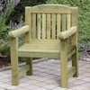 Carver Chair (700mm) - Pressure Treated Green Timber