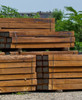 10 x Brown Softwood Railway Sleepers (2400 x 200 x 100mm) - Pressure Treated Timber