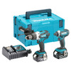 Makita DLX2145TJ 18v Combi + Impact + 2no 5ah Batteries