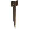 Single Sleeper Straight Support Spike 440mm BROWN
