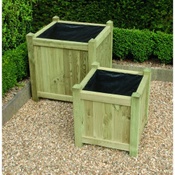 Square Planters (set of 2) - Pressure Treated Green Timber