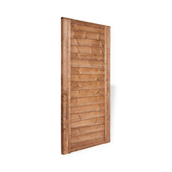6ft Lap Gate (1830 x 900mm) - Dip Treated Brown Timber