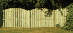 Double Sided Paling Fence Panel (1830 x 1500mm) - Pressure Treated Green Timber