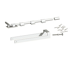 Galvanised Double Gate Fastener Set (Pre-Packed With Screws)
