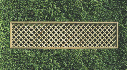 1½ft Heavy Diamond Lattice Fence Panel