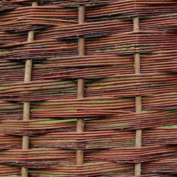 Willow Hurdle Garden Fence Panel