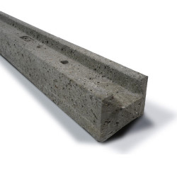 1.52m Professional Concrete Slotted Intermediate Fence Post