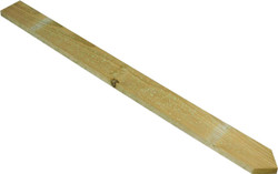 4ft Pointed Top Palisade Fence Post (1200 x 22 x 75mm) - Pressure Treated Green Timber