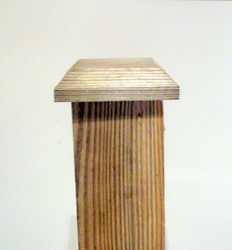 Fence Post Cap (100 x 100mm) - Pressure Treated Brown Timber