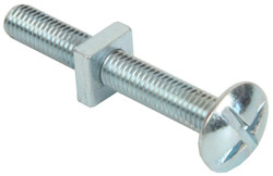 M8 X 180mm BZP Roofing Bolts & Hex Nuts
