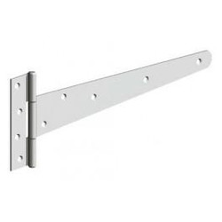 Pair of 24" Galvanised Heavy 'T' Hinges (Without Screws)