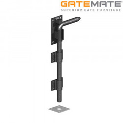 18" Black Garage Door Bolt