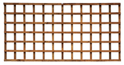 10ft Square Heavy Duty Trellis Panel (3000 x 600mm) - Pressure Treated Green Timber