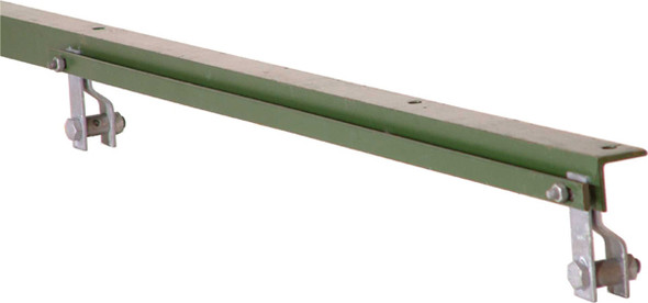 2.50m Green 50 X 50 X 6mm Angle Iron End For 1800mm Fence