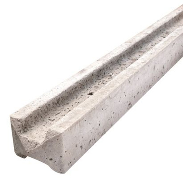 8ft Concrete Slotted Intermediate Fence Post (2440 x 94 x 109mm)