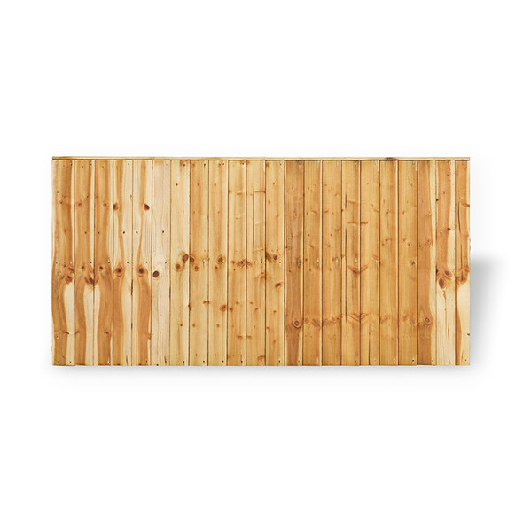 6ft x 3ft Closeboard Fence Panel (1830 x 900mm) - Pressure Treated Green Timber