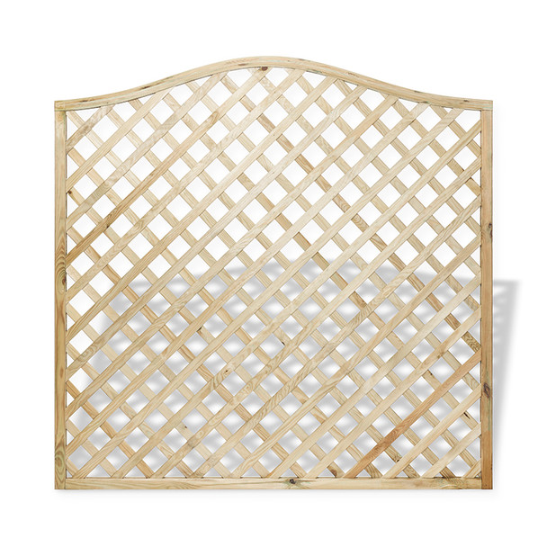 6ft Omega Full Lattice Fence Panel (1800 x 1800mm)