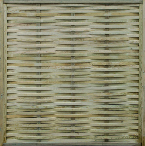 6ft Jacksons Woven Horizontal Fence Panels