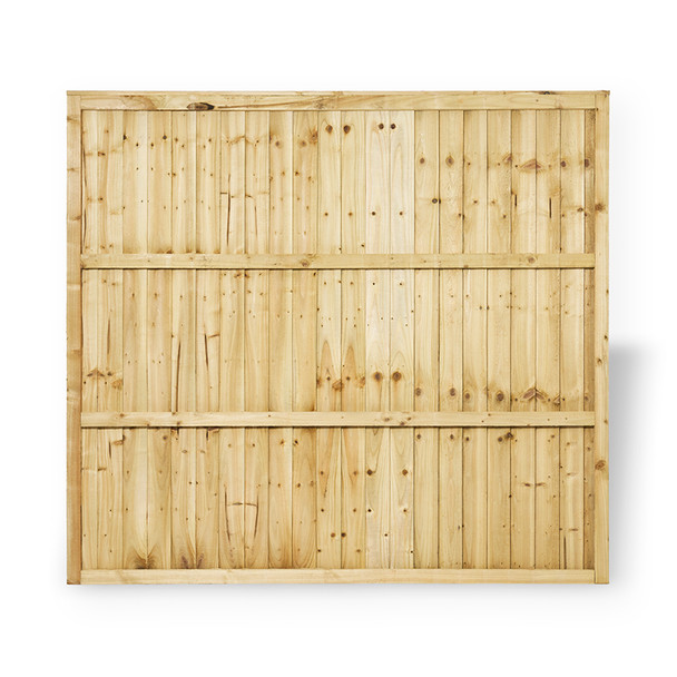 6ft Closeboard Fence Panel (1830 x 1800mm) - Pressure Treated Green Timber