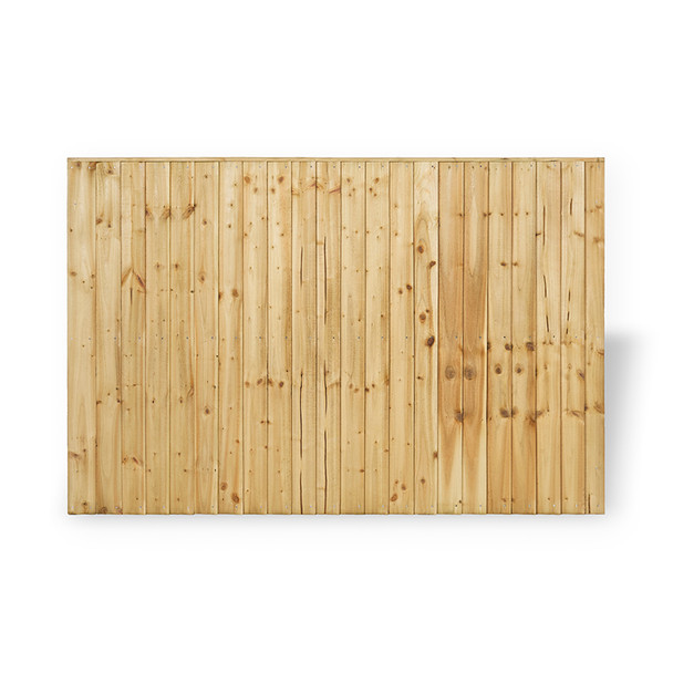 6ft Closeboard Fence Panel (1830 x 1200mm) - Pressure Treated Green Timber