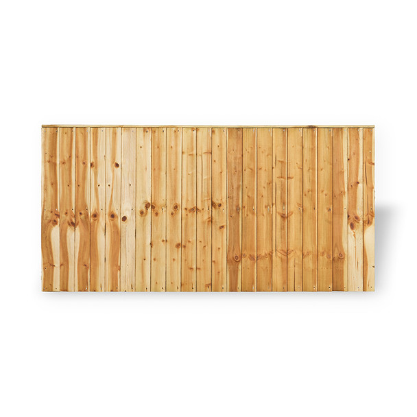 6ft x 3ft Closeboard Fence Panel (1830 x 900mm) - Pressure Treated Green Timber