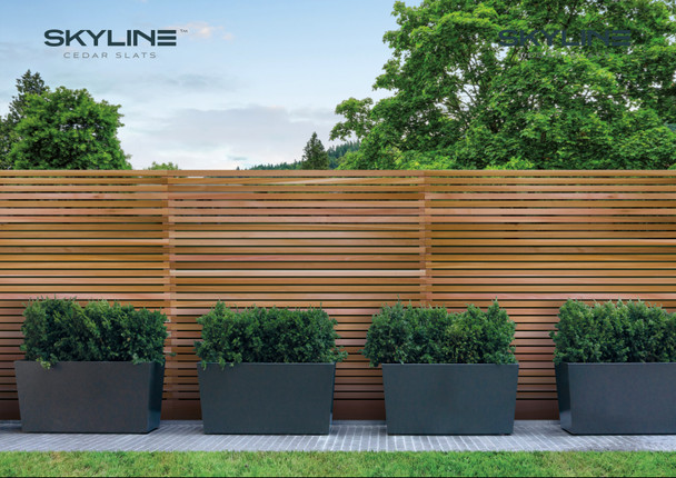 Skyline Cedar Slats