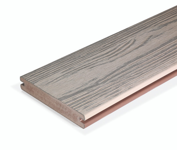 Apex Grooved Deck Board - Arctic Birch (4800 x 20 x 140mm)