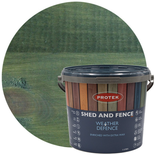 Protek 5ltr Shed & Fence Wood Stain 