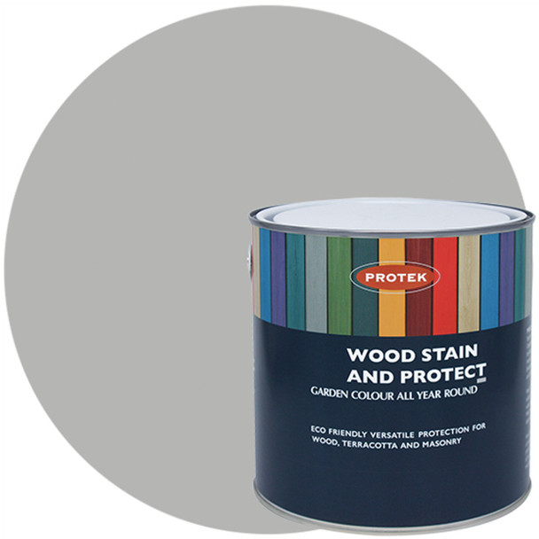 Protek 2.5ltr Wood Stain & Protect Silver Fir