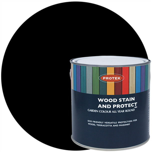 Protek 5ltr Wood Stain & Protect Ebony