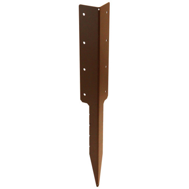 Double Sleeper Corner Support Spike 750mm BROWN
