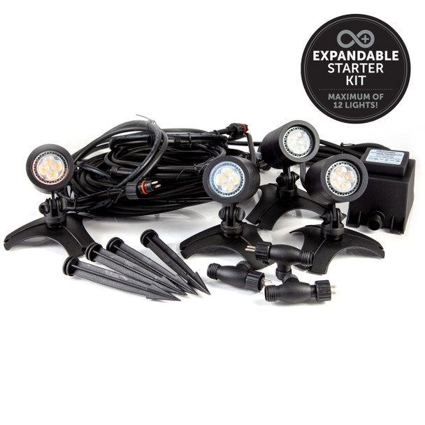 Ellumiere Spotlight Starter Kit - Includes 4 x 2W LED Spotlights