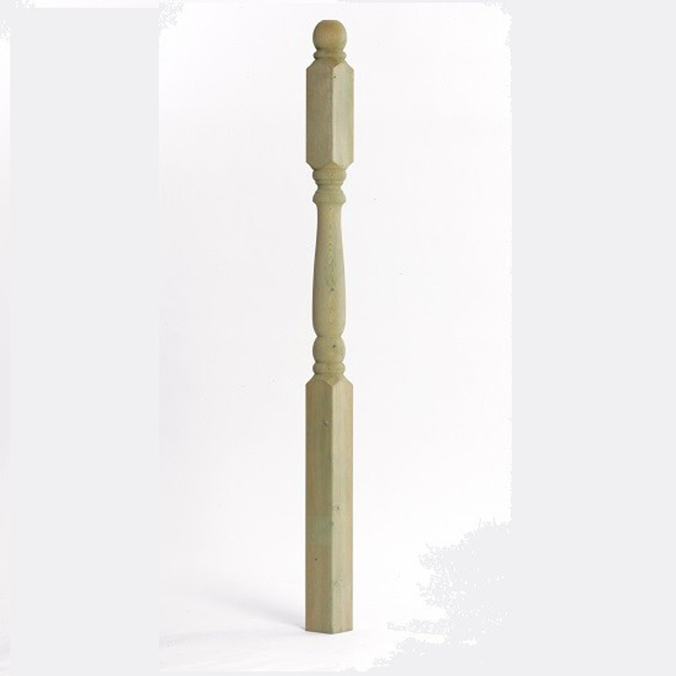 Q Deck Colonial Newel 1500 X 90 X 90mm