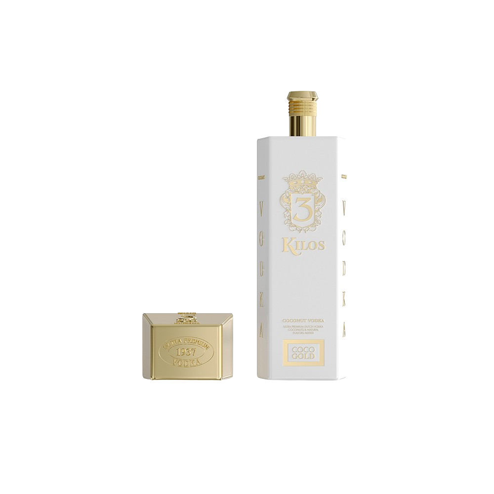 Botella 3 Kilos Vodka Coco Gold
