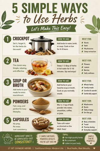 5 Simple Ways to Use Herbs:   Let's Make This Easy
