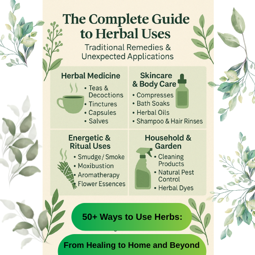 How To Use Herbs In 50 Different Ways. Traditional Remedies and Surprising Everyday Uses. 