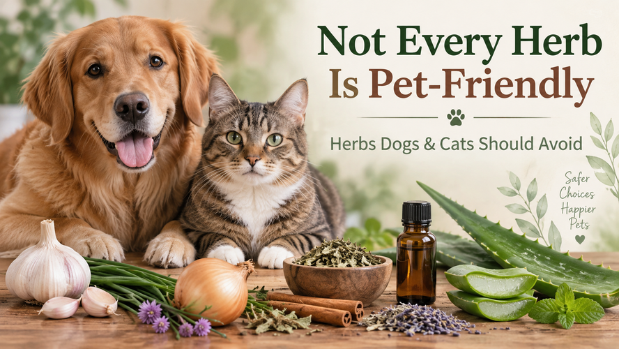 Herbs That Are Not Safe for Dogs and Cats: A Pet Owner's Guide