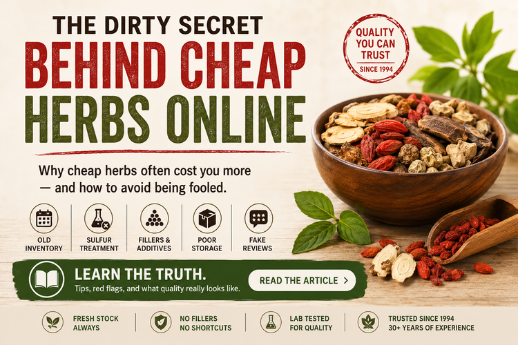 The Dirty Secret Behind Cheap Herbs Online