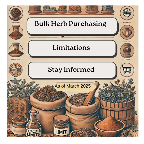 Staying Informed: Bulk Herb Purchasing Limits & What You Need to Know