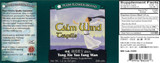 Calm Wind Teapills side label which includes dosages, ingredients, directions, and more.