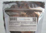 Back Label of Chaga Mushroom Package.