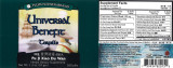 Universal Benefit  / Pu Ji Xiao Du Wan back label.  Stating all herbal ingredients, and directions on how to use.