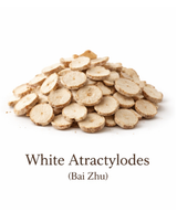 White Atractylodes Rhizome, Atractylodes macrocephala, Sliced Root (Bai Zhu) Nuherbs Organic, cut form 1lb Perfect for making a decoction