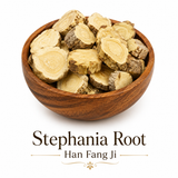 Stephania Root Sliced.  Commonly used as a decoction or a tincture, or can be ground into a powder.