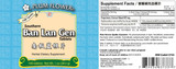 Southern Ban Lan Gen Tablets label with all ingredients by Plum Flower