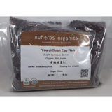 The front of Suan Zao Ren, Nuherbs Organic bag