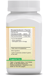 Honeysuckle Flower (Jin Yin Hua) Extract Granules Nutrition Label