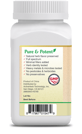 Cordyceps Mushroom Extract Granules label detail
