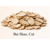 Bai Shao - White Peony Root Slices.
Commonly used to make a decoction, tea, or liquid tincture